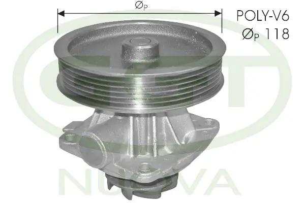 Pompe à eau, refroidissement du moteur GGT PA10926