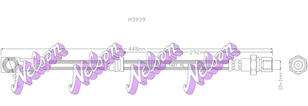 Flexible de frein KAWE H3939
