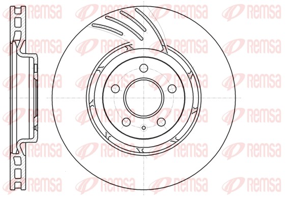 Disque de frein REMSA 61111.10