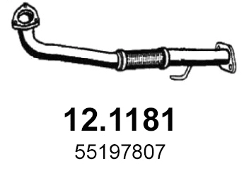 Tuyau d'échappement ASSO 12.1181