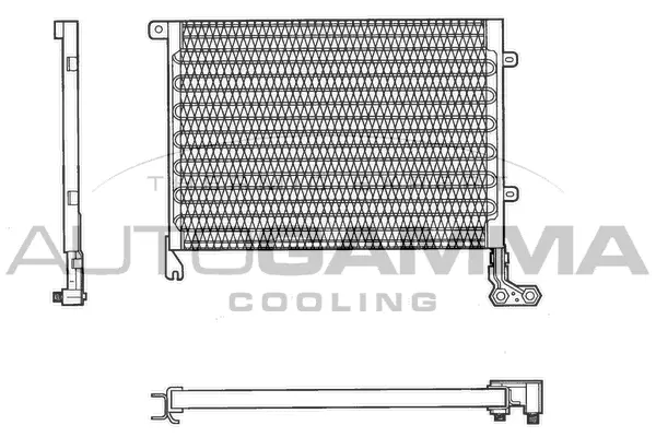 Condenseur, climatisation AUTOGAMMA 102631