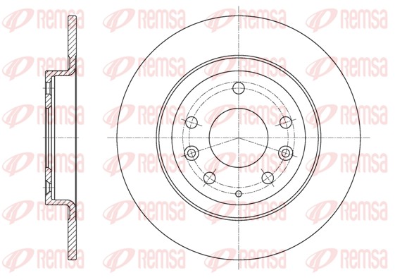 Disque de frein REMSA 61615.00