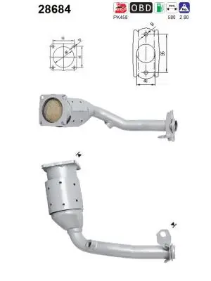 Catalyseur AS 28684