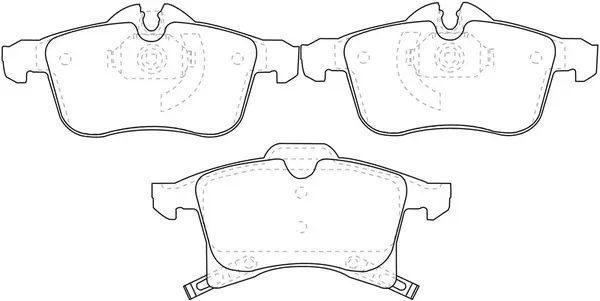 Kit de plaquettes de frein, frein à disque FIT FP1361