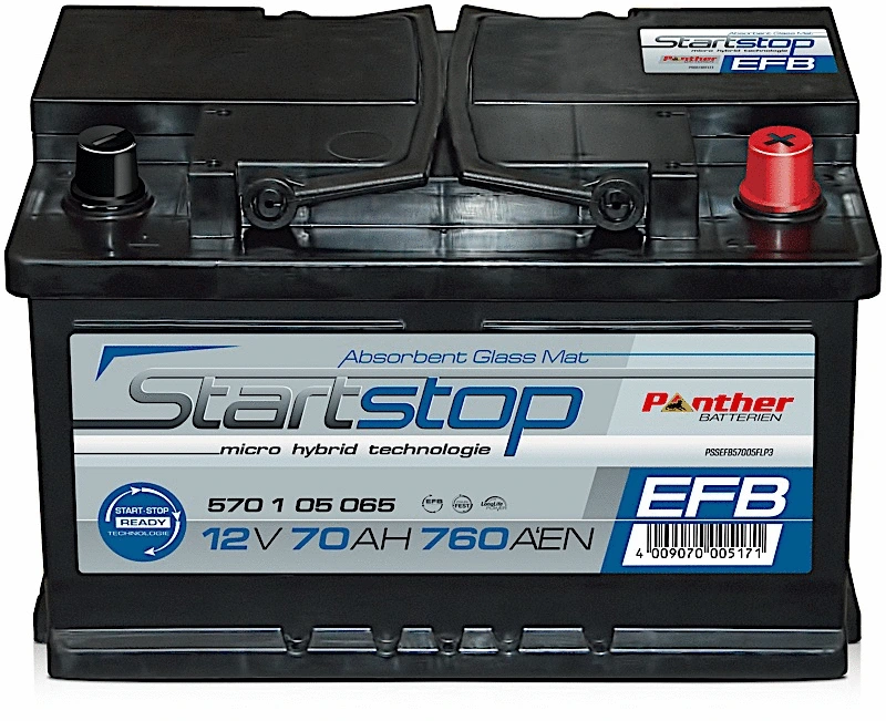 Batterie de démarrage PANTHER-BATTERIEN SB.570105065n