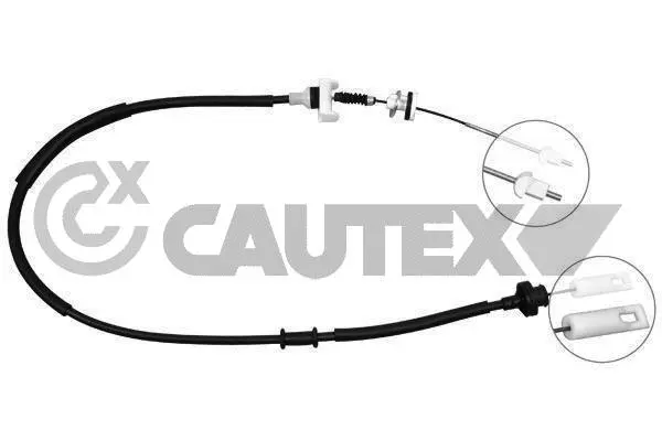 Tirette à câble, commande d'embrayage CAUTEX 018950