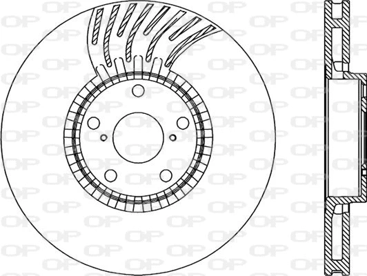 Disque de frein OPEN PARTS BDR2285.20