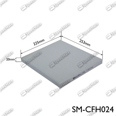 Filtre, air de l'habitacle SpeedMate SM-CFH024
