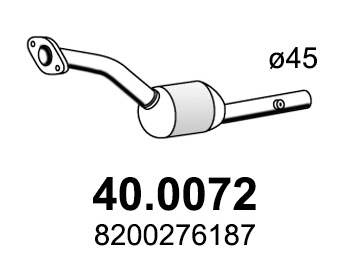 Catalyseur ASSO 40.0072
