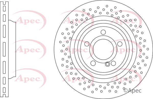 Disque de frein APEC DSK3344