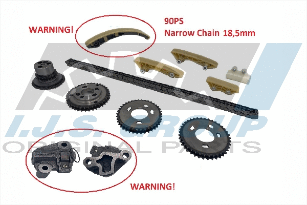 Kit de distribution par chaîne IJS GROUP 40-1020FK