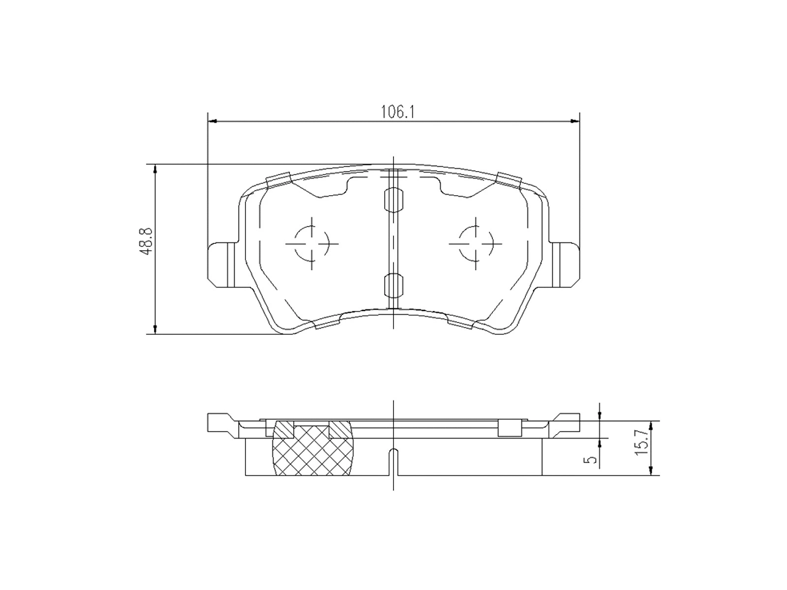 Kit de plaquettes de frein, frein à disque A.Z. Meisterteile AZMT-44-022-1251