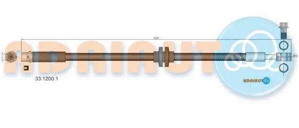 Flexible de frein ADRIAUTO 33.1200.1