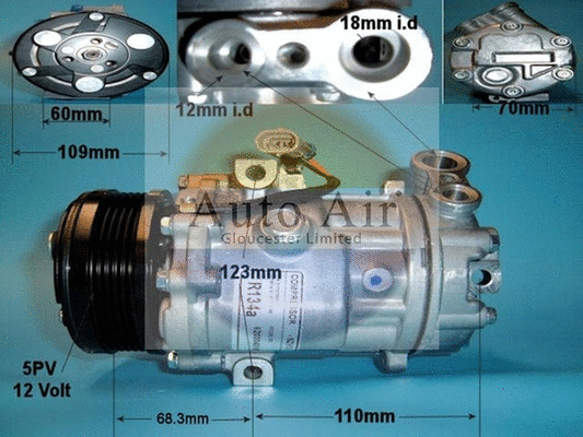 Compresseur, climatisation AUTO AIR GLOUCESTER 14-1232P