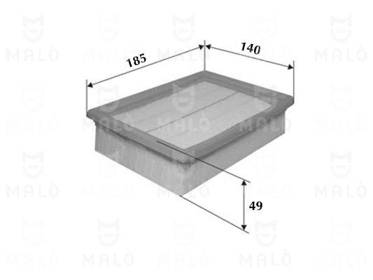 Filtre à air AKRON-MALÒ 1500433