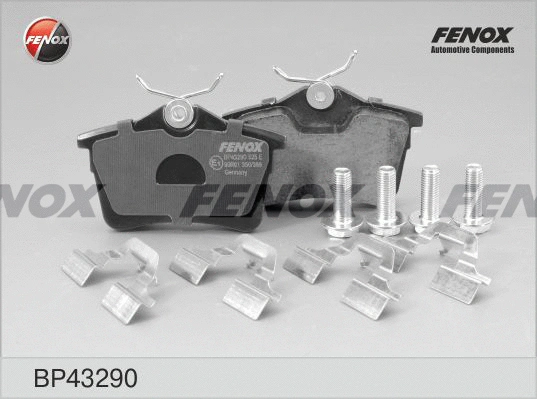 Kit de plaquettes de frein, frein à disque FENOX BP43290