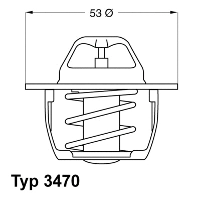 Thermostat, liquide de refroidissement BorgWarner (Wahler) 3470.89D50