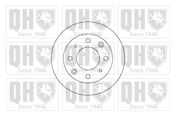 Disque de frein QUINTON HAZELL BDC3384