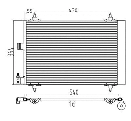 Condenseur, climatisation PowerMax 7110135