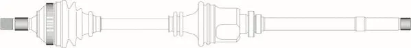 Arbre de transmission GENERAL RICAMBI PE3106