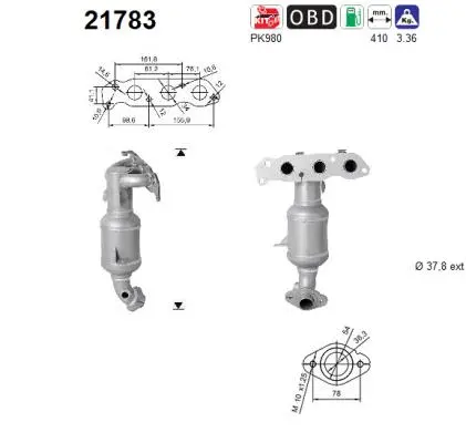Catalyseur AS 21783
