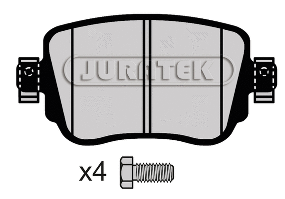 Kit de plaquettes de frein, frein à disque JURATEK JCP4485