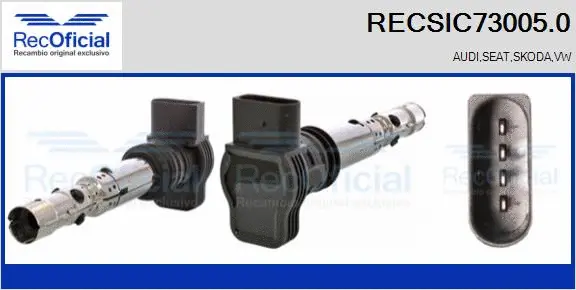 Bobine d'allumage RECOFICIAL RECSIC73005.0