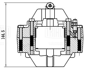 Étrier de frein TRIALLI CF 052308