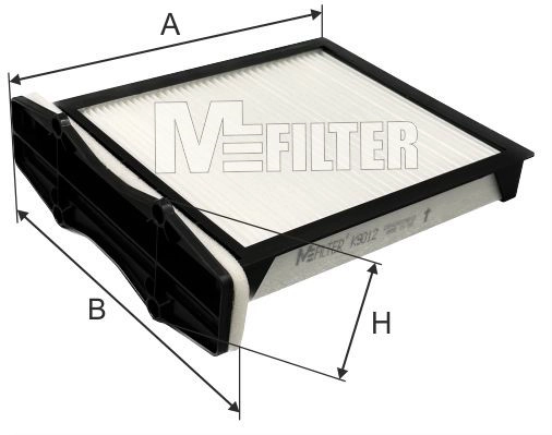 Filtre, air de l'habitacle MFILTER K 9012