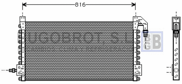 Condenseur, climatisation BUGOBROT 62-VL5014