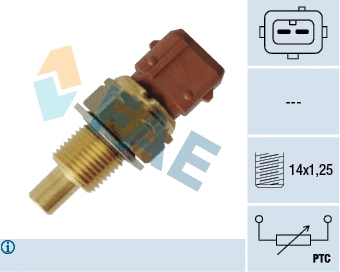 Sonde, température du liquide de refroidissement FAE 33793
