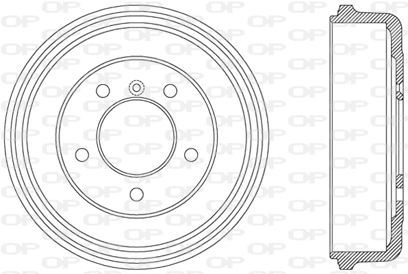 Tambour de frein OPEN PARTS BAD9014.10