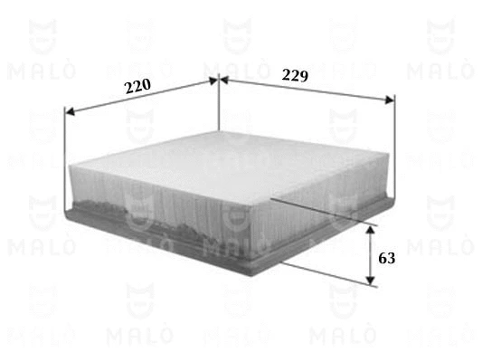 Filtre à air AKRON-MALÒ 1500351