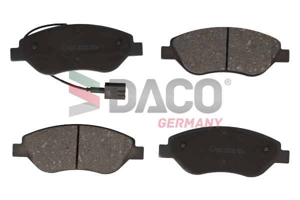 Kit de plaquettes de frein, frein à disque DACO Germany 322369