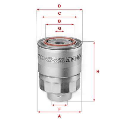 Filtre à carburant SOFIMA S 4196 NR