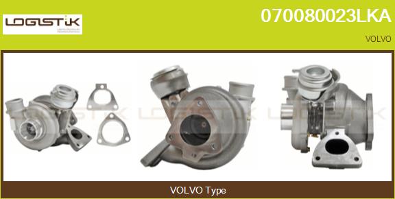 Turbocompresseur, suralimentation LGK 070080023LKA