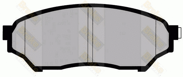 Kit de plaquettes de frein, frein à disque Brake ENGINEERING PA1417