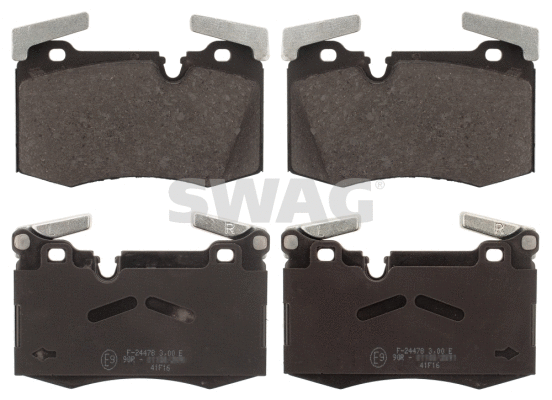 Kit de plaquettes de frein, frein à disque SWAG 11 11 6145