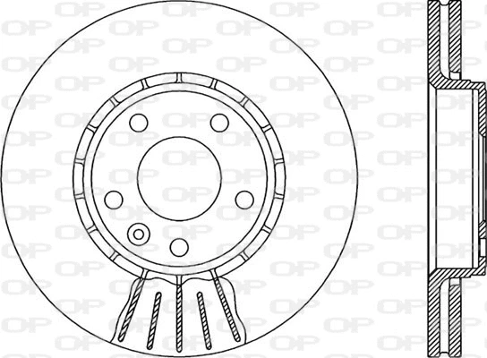 Disque de frein OPEN PARTS BDA1978.20