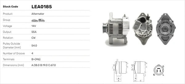 Alternateur LUSA LEA0185