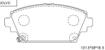 Kit de plaquettes de frein, frein à disque ASIMCO KD7727