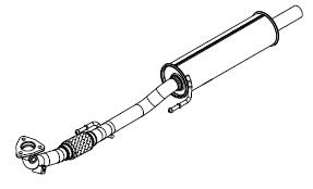 Silencieux avant Vellerand 14492