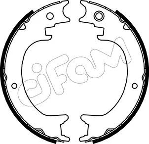 Jeu de mâchoires de frein, frein de stationnement CIFAM 153-389