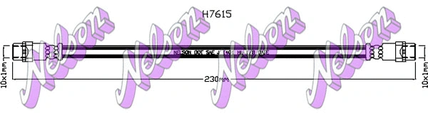 Flexible de frein KAWE H7615