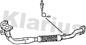Tuyau d'échappement KLARIUS 301491