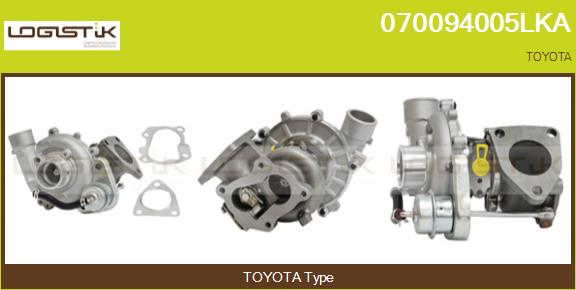 Turbocompresseur, suralimentation LGK 070094005LKA