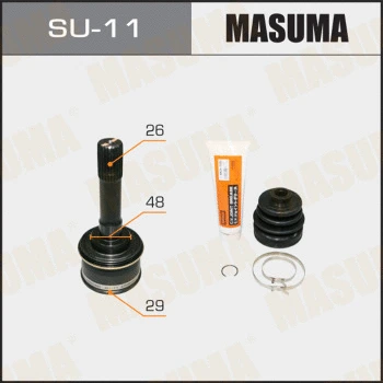 Jeu de joints, arbre de transmission MASUMA SU-11