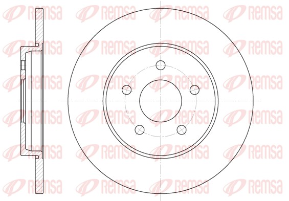 Disque de frein REMSA 6661.00