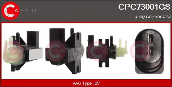 Transmetteur de pression, contrôle des gaz d'échappement CASCO CPC73001GS