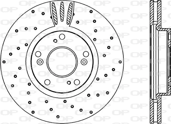 Disque de frein OPEN PARTS BDRS2226.25